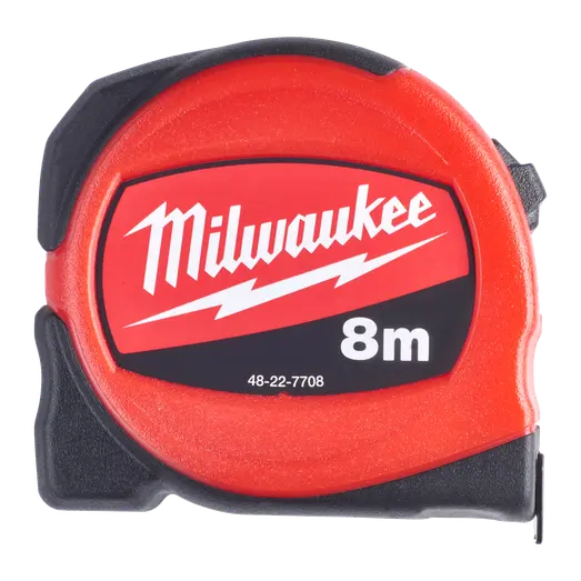 Milwaukee S8/25 mm slimline målebånd 8 m