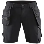 Blåklæder håndværker shorts 4-vejs stretch sort/mørk grå