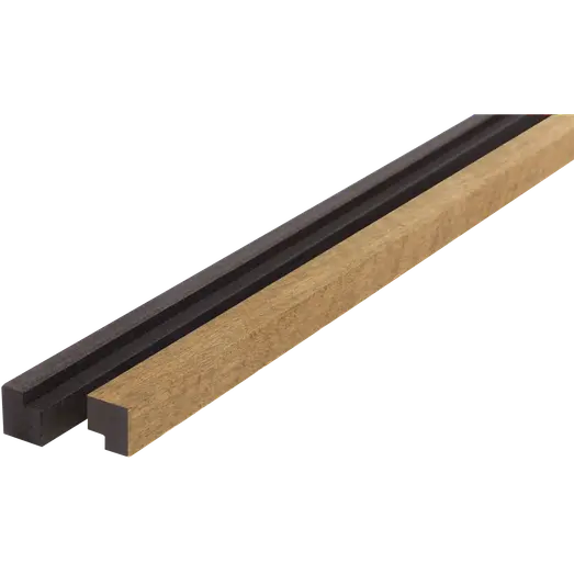 Fibrotech afslutningsliste t/Premium og Proff 22x25x3000 mm oiled oak