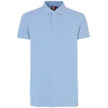 ID Stretch herre poloshirt lys blå