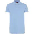 ID Stretch herre poloshirt lys blå