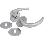 Jasa dørgreb Coupe 19 mm click rustfri stål lige