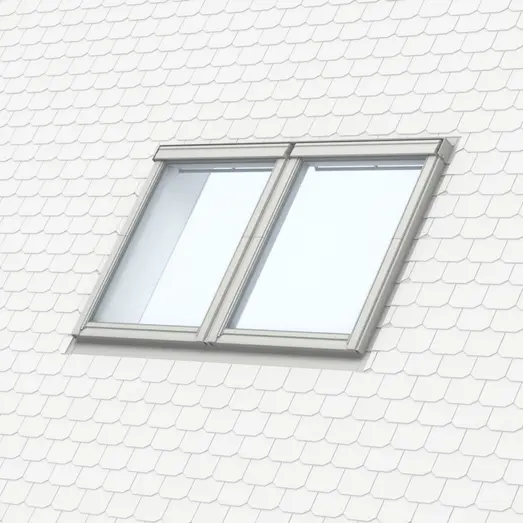 Velux EBL 0021B tvillingeinddækning til fladt tag