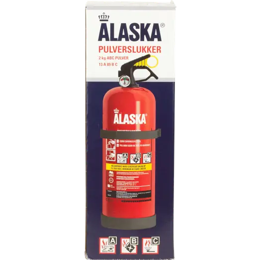 Alaska pulverslukker 2 kg