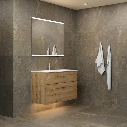 Scanbad Shell bøjlegreb 8,7x3,3x2 cm krom