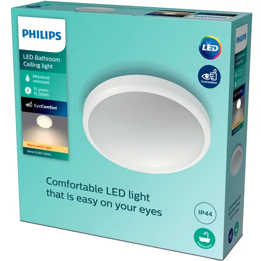 Philips Doris plafond 17W hvid