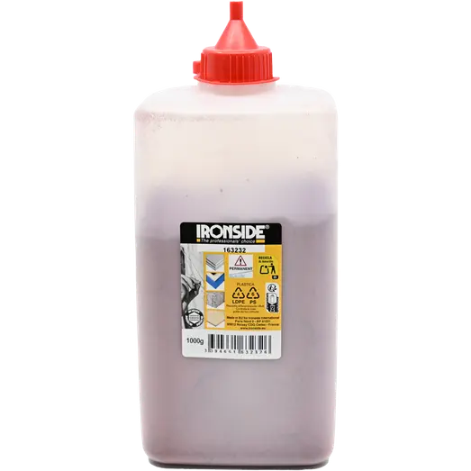 Ironside pulverkridt 1 kg. rød