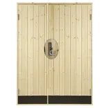 Plus dobbeltudhusdør panel inkl. karm/montagesæt HU 187,8 cm