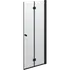 Scanbad Match foldbar brusedør 79x200 cm mat sort