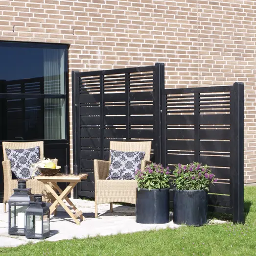 Plus Silence hegn 176 cm sort