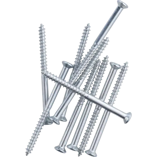 Træskruer til indbygningsdåser elforzinket 2,9x41 mm 10 stk.