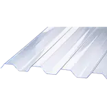Rodena PVC trapez klar, 1115 x 0,7 mm