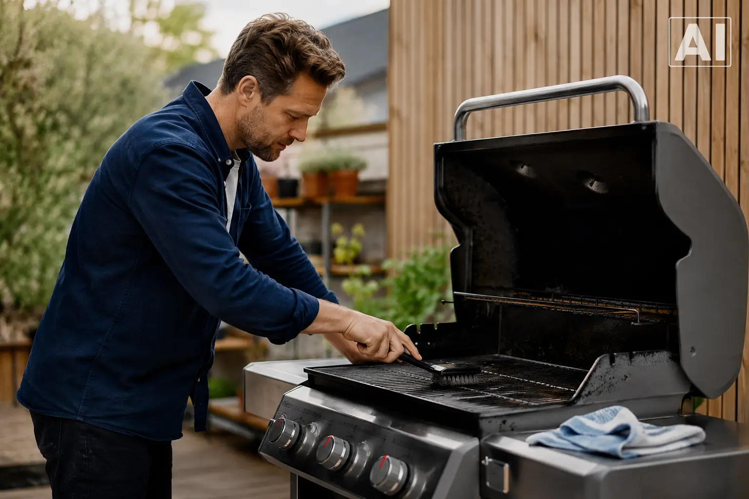 rengøring af gasgrill
