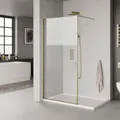 Mikelo brusevæg 100x200 cm med messing ramme