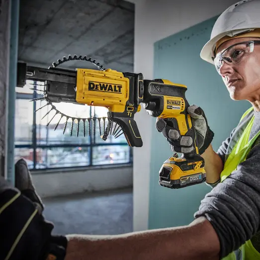 DeWALT DCF620E1K gipsskruemaskine med powerstack batteripakke