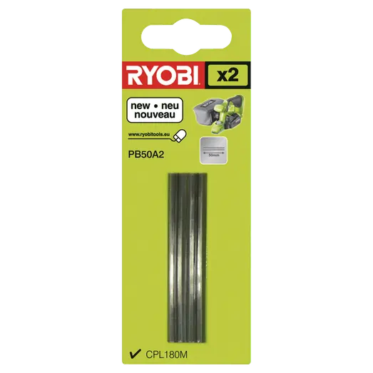 Ryobi PB50A2 50 mm høvljern 2 stk