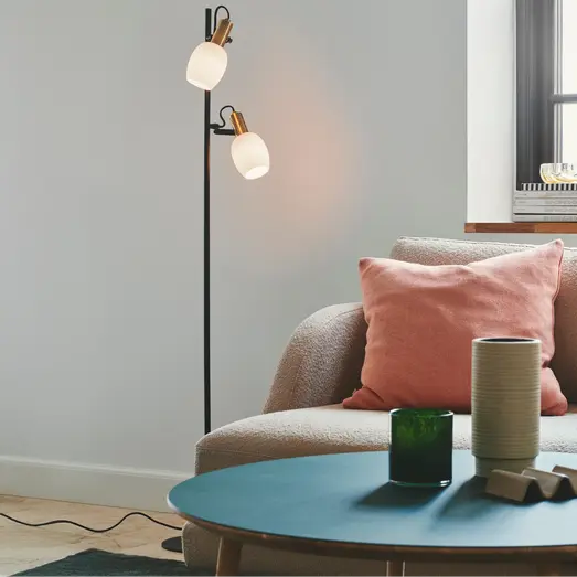 Nordlux Arild gulvlampe E14 sort