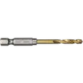 Milwaukee Red Hex shockwave™ HSS-Tin metalbor 4 mm