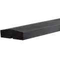 PLUS Klink/Plank topafslutning længde 200 cm Sort
