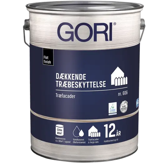 GORI 606 dækkende træbeskyttelse kridt 9 L