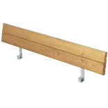 Plus Ryglæn til Zigma Bord/Bænkesæt 166 cm ThermoWood®