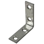 PN vinkelbeslag 39x39x13x2 mm. elforzinket