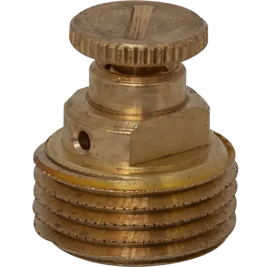 Luftskrue t/radiator 1/2" messing 