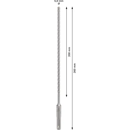 Bosch PRO SDS plus-5X hammerbor, 5x200x260 mm 