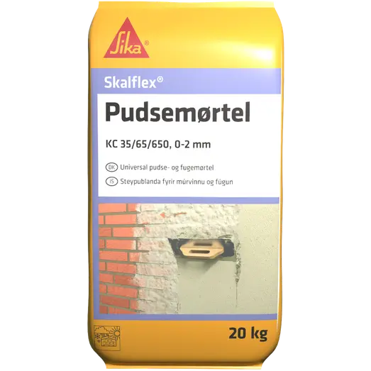 Skalflex pudsemørtel 35/65/650 - 20 kg