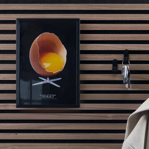 FibroTech billedeophæng til akustikpanel 2 stk. messing