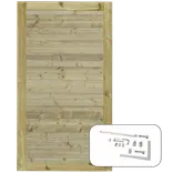 PLUS Plank enkeltlåge inkl. beslag 100×163 cm