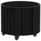 PLUS Circle plantekasse Sort Ø55/45 cm