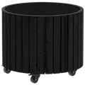 PLUS Circle plantekasse Sort Ø55/45 cm