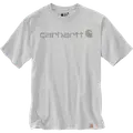 Carhartt Core logo t-shirt lys grå