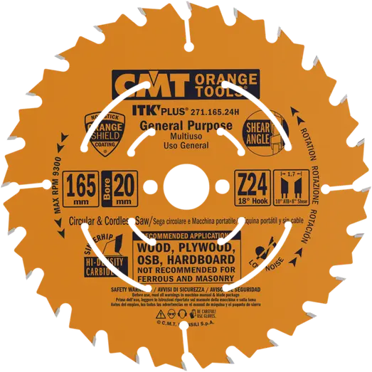 CMT savklinge ITK-Plus 165x1,7x20 mm Z24W