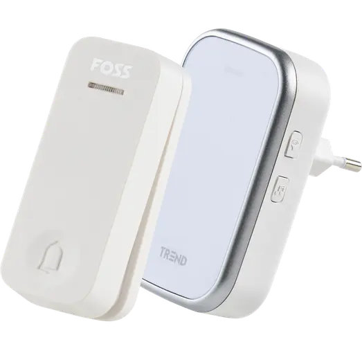 TREND NOVUS BLUU1  plugin dørklokke hvid