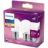 Philips Krone LED pære E27 40W 2 pack