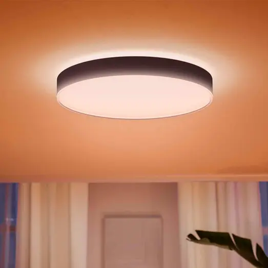 Philips Hue Enrave XL plafond Ø55,1 cm 48W sort
