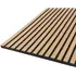 Fibrotech Quanti akustikpanel 18x520x2440 mm light oak m/sort polyester