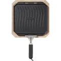 Cozze støbejernspande med træbakke 330x330 mm