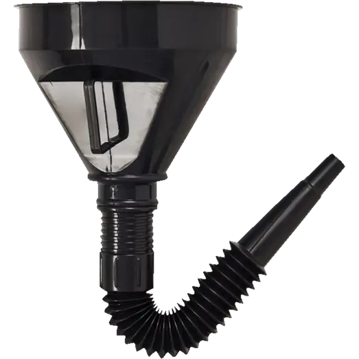 Tragt m/flextud Ø145 mm sort