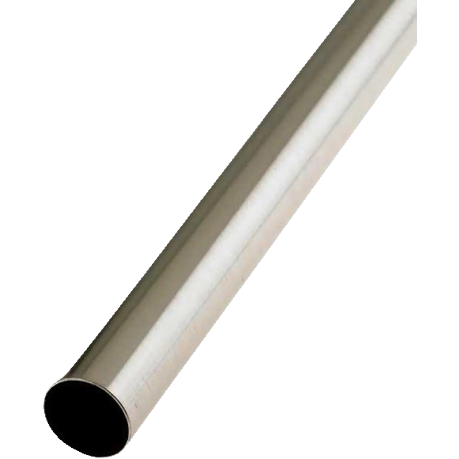 Stålrør Ø25 mm x 1,22 m børstet stål