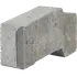 IBF Danblokke, 12,5x34x17 cm, grå