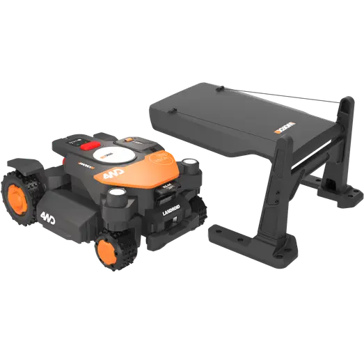 Worx WR340E Vision Cloud 4WD robotplæklipper AI-RTK 600 m² inkl. garage