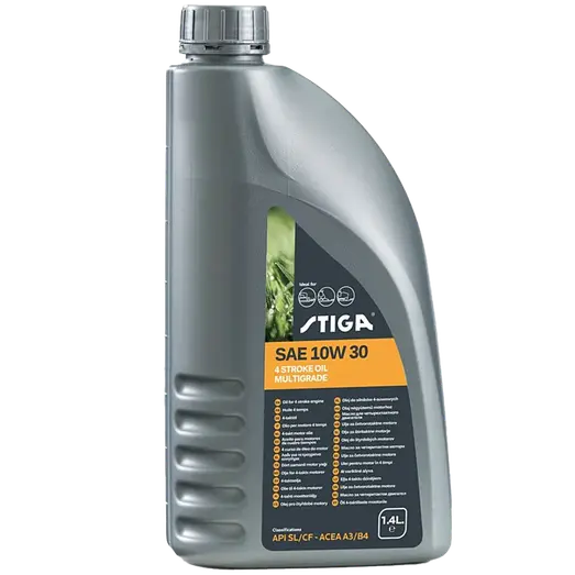 Stiga 4-takts motorolie 10W-30, 1,4L