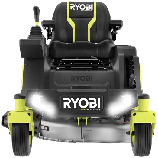 Ryobi RY72ZTRX76-210 72V 76 cm zero turn plæneklipper 2x10 Ah batt.