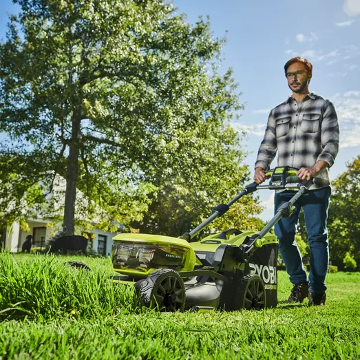 Ryobi RY36LMX46A 36V plæneklipper 1x5,0Ah batteri og lader