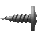 Spit P-Screw profilsamleskrue t/0,6 stål 4,2x13 mm PH2 elforz. sort 1000 stk