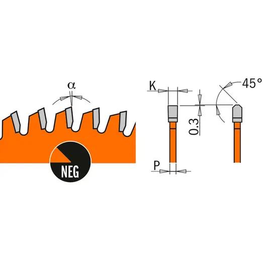 CMT savklinge til bordsave Ø160 mm laminat- og spånplader