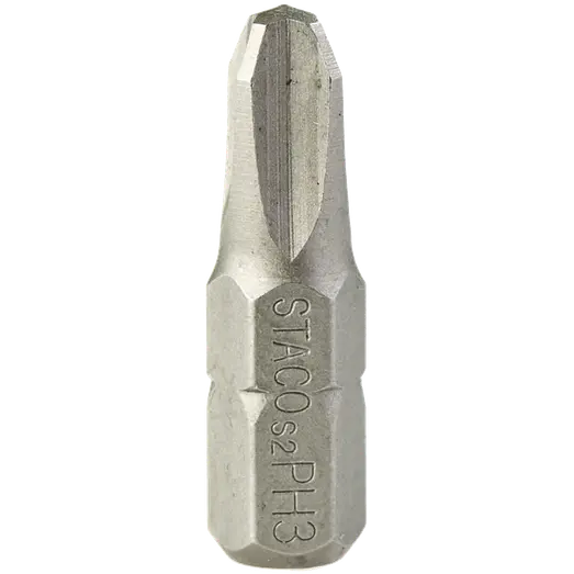STACO bits 1/4"x25 mm PH3 2 stk